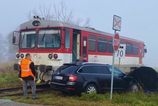 Na trase Dobra Niva Zvolen zrazka vlaku a auta
