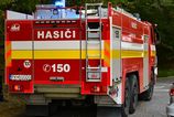 Pozar v obci Rakusy Hasici zasahuju pri pozari domu