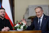 Donald Tusk po navrate z Bruselu prijal Zelenskeho v Varsave