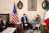 Talianska premierka Giorgia Meloniova v Milane privitala J D Vancea a ministra zahranicnych veci USA Marca Rubia