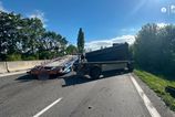 Nazov Zrazka kamionov na dialnici D1 zablokovala cestu smerom do Trnavy