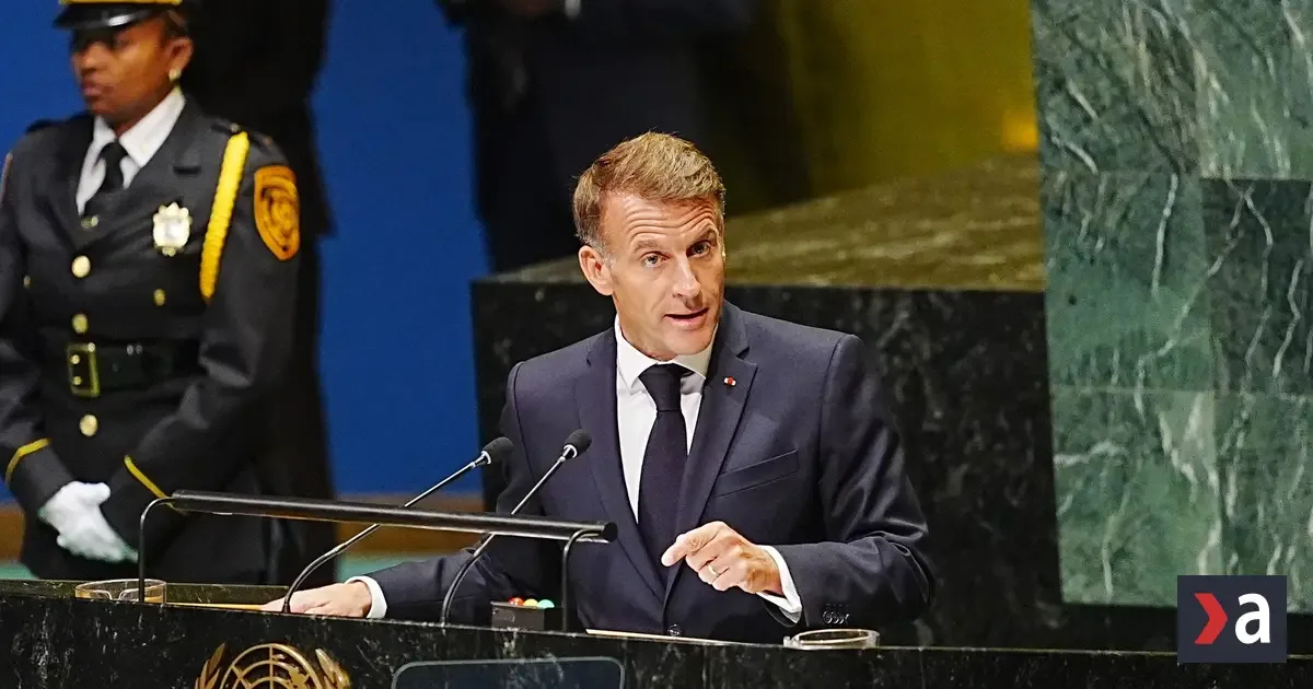 Macron v OSN: výzva na mier, pomoc Gaze a pravidlá pre umelú inteligenciu 2 Macron v OSN: výzva na mier, pomoc Gaze a pravidlá pre umelú inteligenciu