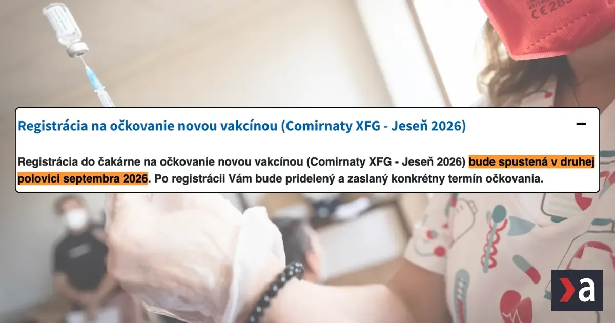 Sezóna je tu: Česi sa už vo veľkom očkujú, na Slovensku ani len registrácia nefunguje 2 Sezóna je tu: Česi sa už vo veľkom očkujú, na Slovensku ani len registrácia nefunguje