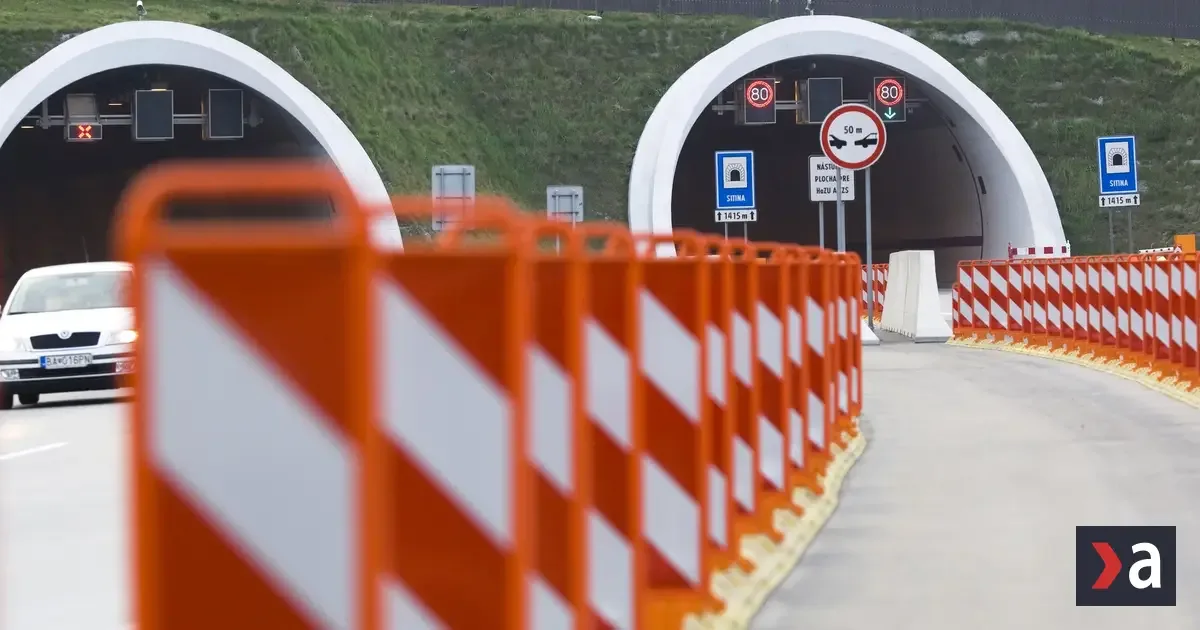 Tunel Sitina čaká uzávera v oboch smeroch, vodiči musia ísť po obchádzkach 3 Tunel Sitina čaká uzávera v oboch smeroch, vodiči musia ísť po obchádzkach