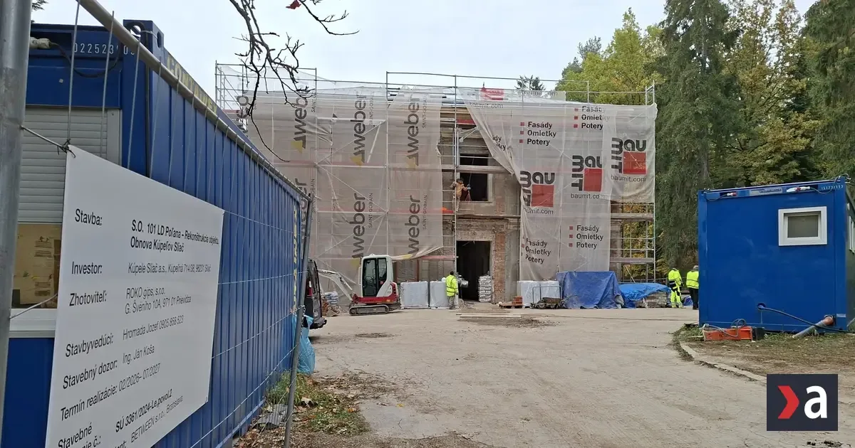 Kúpele Sliač obnovujú prvý zo zatvorených liečebných domov. Zapojí sa do projektu SAE? 2 Kúpele Sliač obnovujú prvý zo zatvorených liečebných domov. Zapojí sa do projektu SAE?
