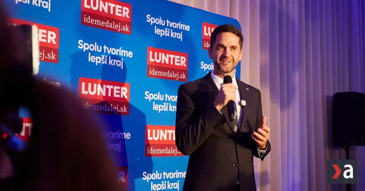 Lunter ohlásil víťazstvo v Banskobystrickom kraji, poďakoval za podporu