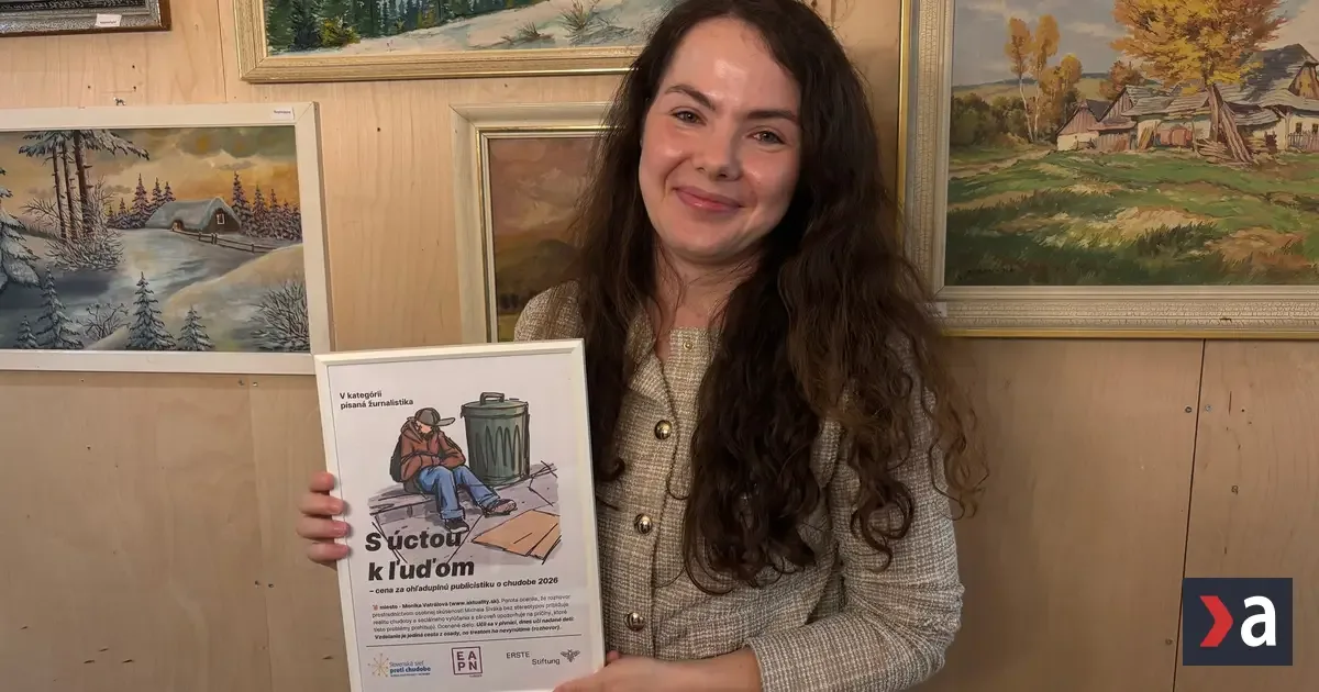Novinárka ocenená za reportáž. Prečítajte si jej článok