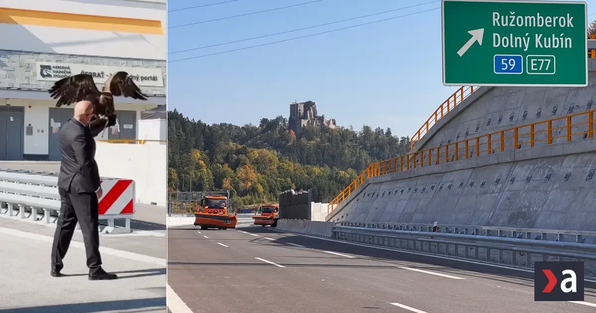 Otvorenie D1 pri Ružomberku vyvolalo reakcie: politická šaškáreň a sklz