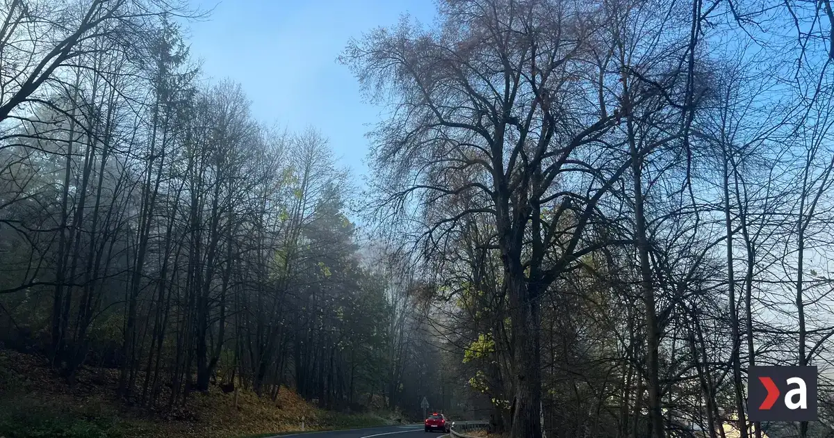 Pokojná, ale chladná jesenná noc, v údoliach môže mrznúť