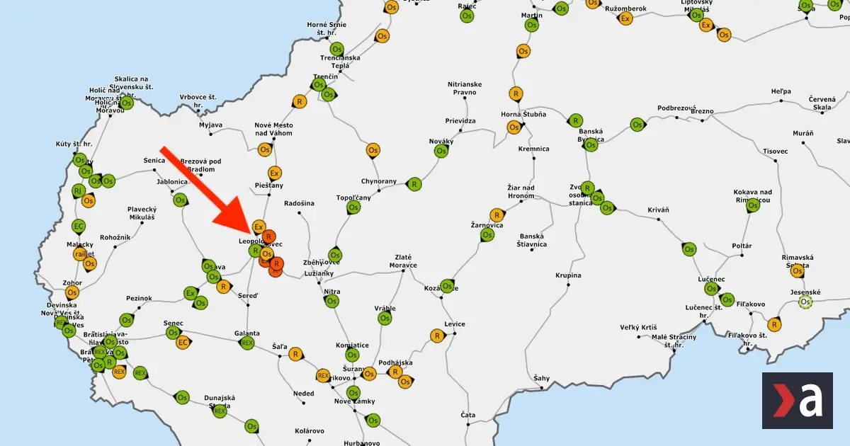 Večerný kolaps železníc. Problémy v Leopoldove komplikujú cestu