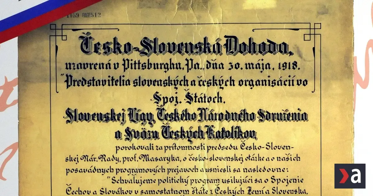 Vznik Československa: ako Slováci a Česi vybudovali prvý spoločný štát