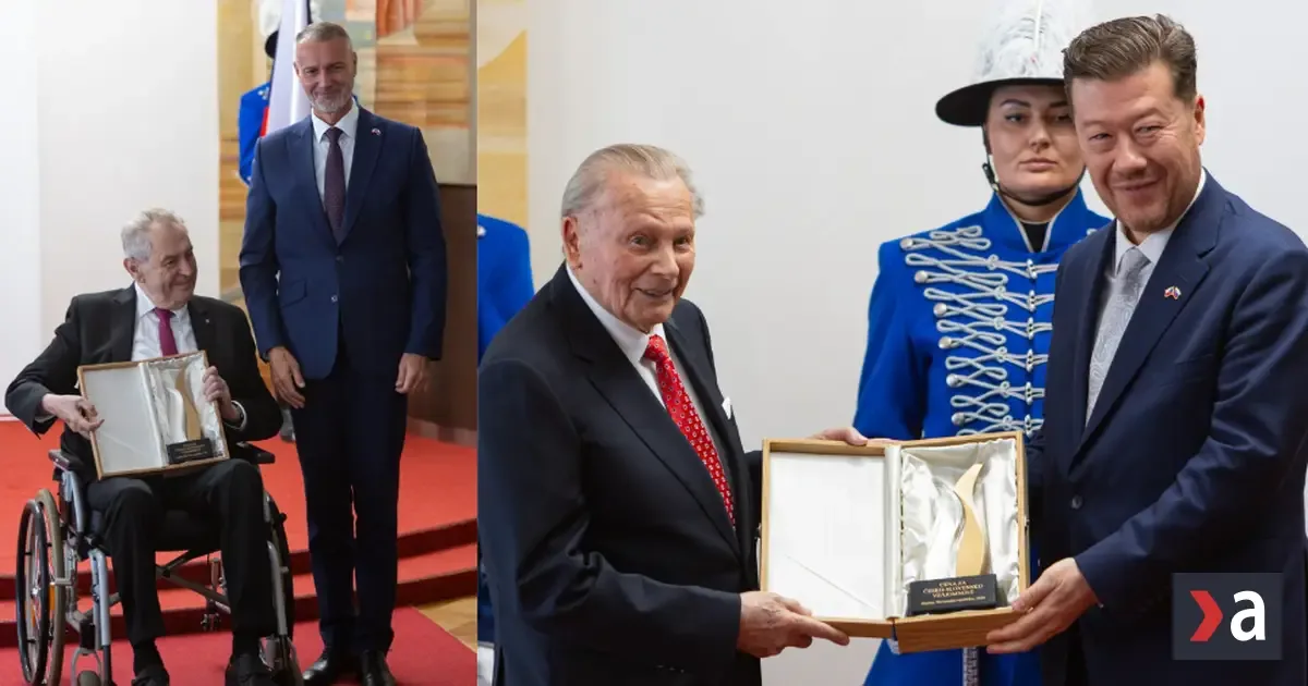 Zeman a Schuster prvými nositeľmi Ceny za česko-slovenskú vzájomnosť